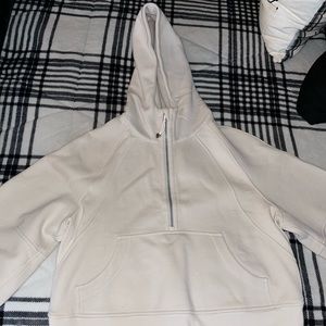 Lululemon scuba half zip XS/S removed tag never worn white opal